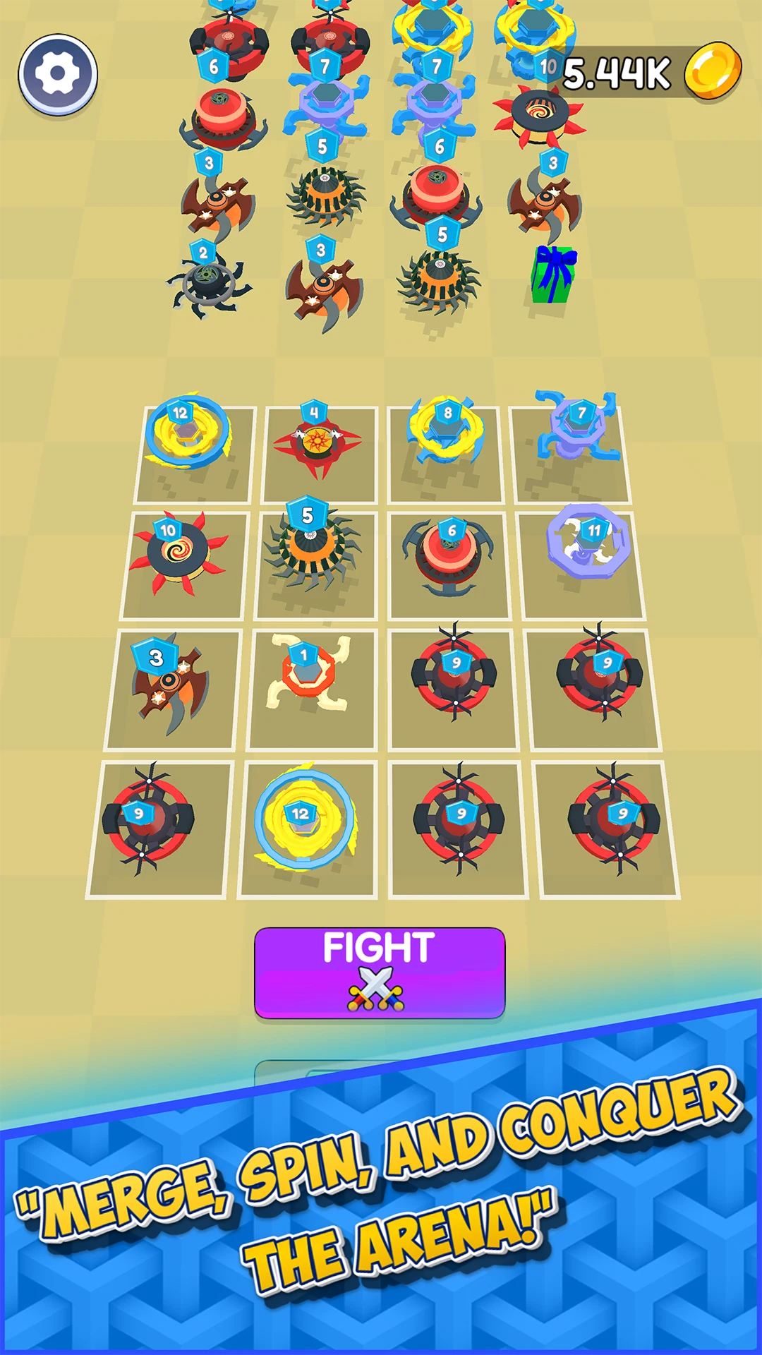 Spin Runner: Merge Battle screenshot
