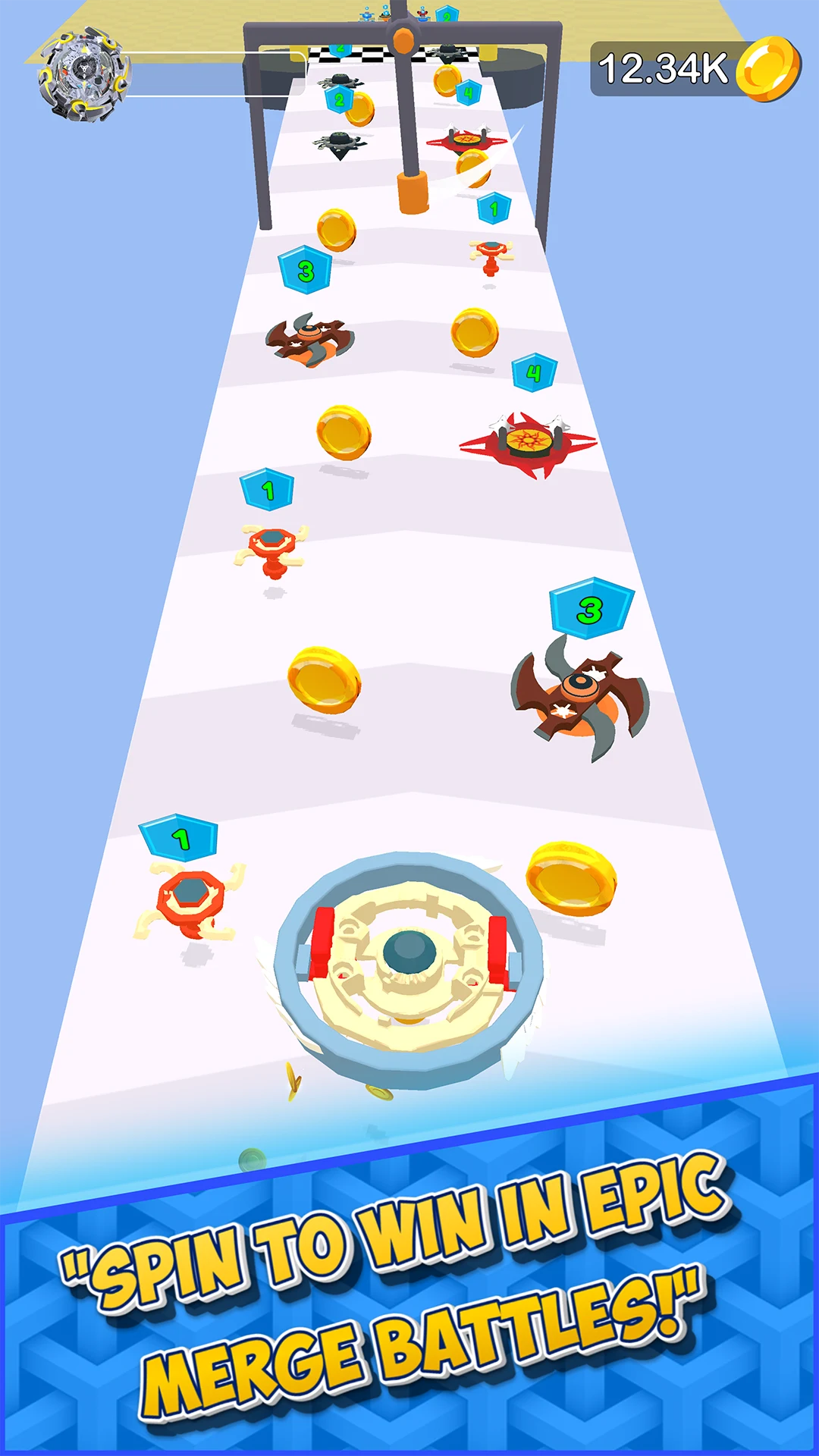 Spin Runner: Merge Battle screenshot