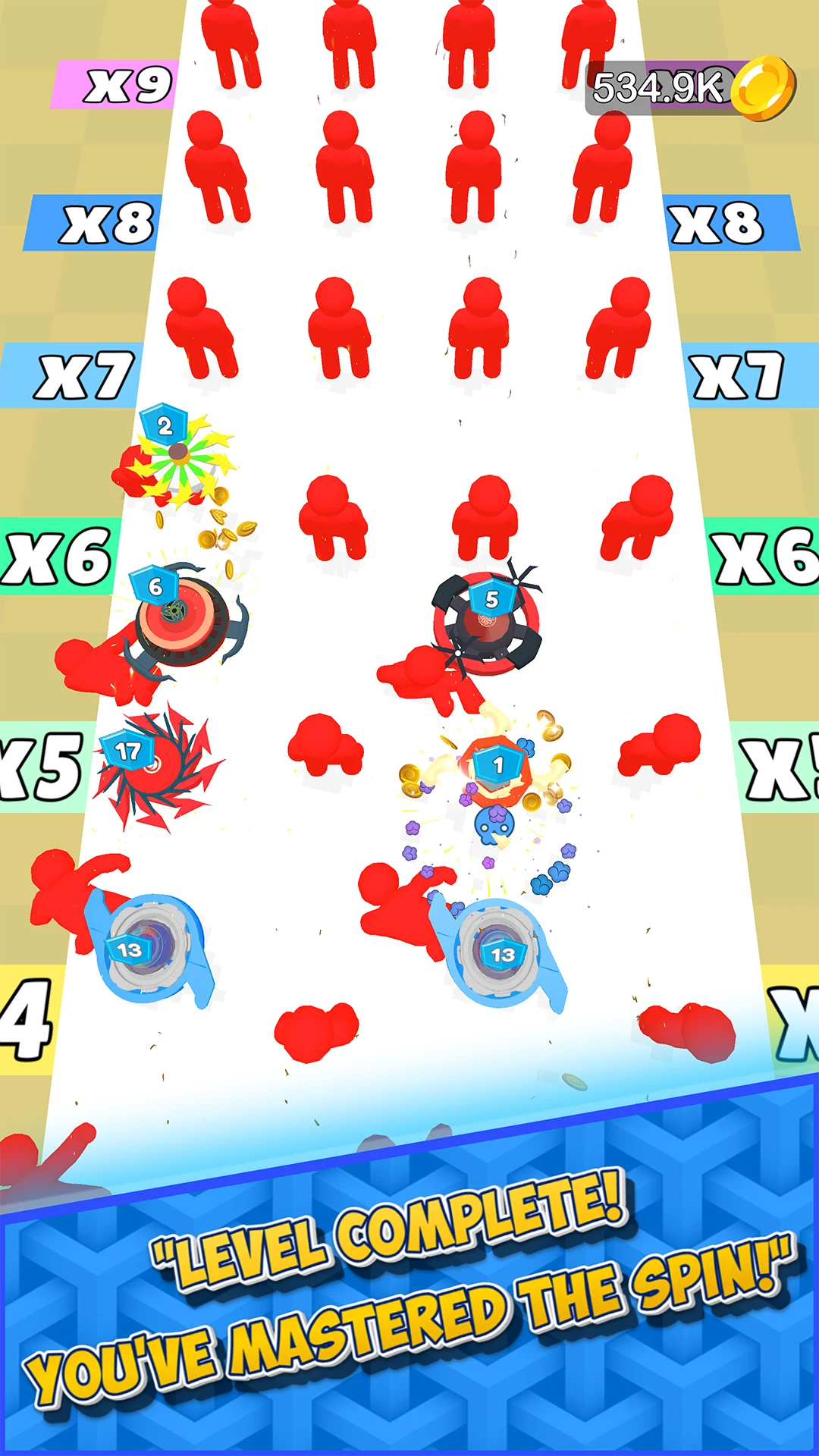 Spin Runner: Merge Battle screenshot